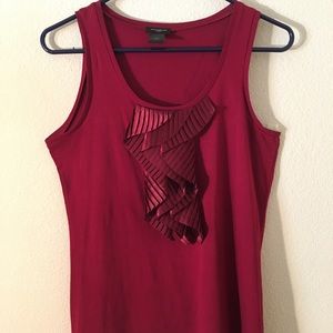3/$20 Ann Taylor Burgundy Tank Top